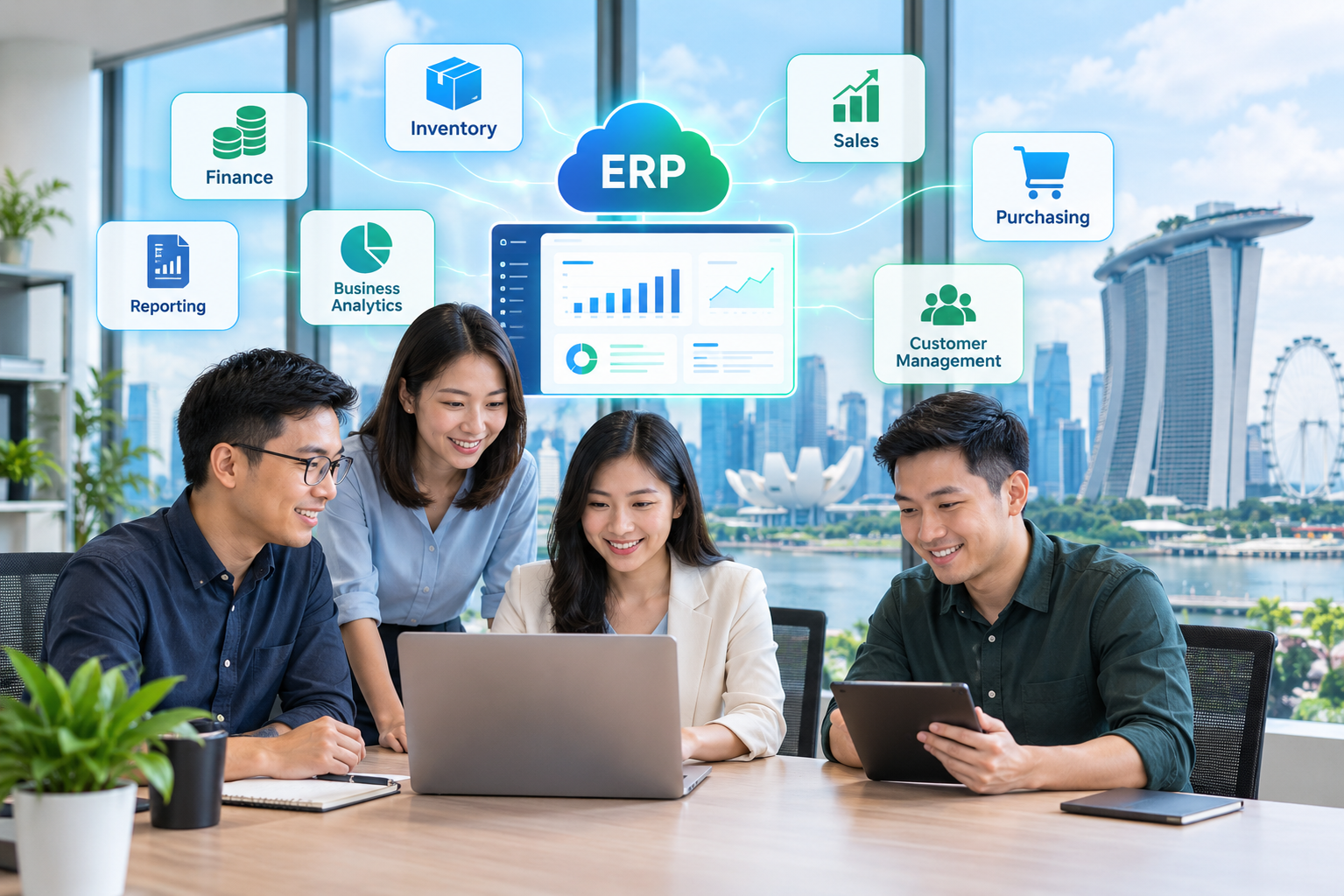 Collaborative ERP Team in Singapore